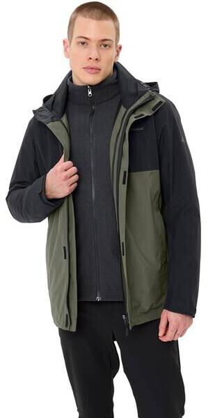 Куртка VAUDE двойная куртка Me Rosemoor 3in1 Jacket 46382 черный хаки