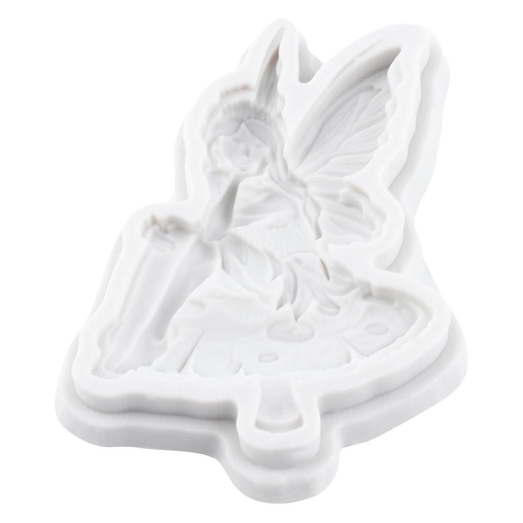 Flower Fairy Silicone Mold Butterfly Fairy Fondant Molds Cake Decorating Tools Theme Cake Dessert Decorated Chocolate Candy Mold