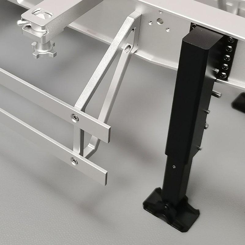 1:14th Scale RC Truck 2pcs Metal Simulation Support Leg for SCANIA Tamiya 770S R620 for VOLVO ACTROS AROCS Model Car DIY Parts