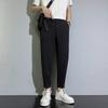 Fashion simple youth popular ins lazy solid color trendy trousers men's casual trend summer trousers new
