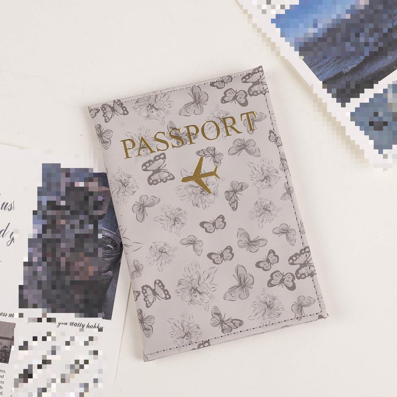 

1 шт. Защитная обложка для паспорта из искусственной кожи, чехол для документов, защитный чехол для паспорта, водонепроницаемый материал для женщин и девочек