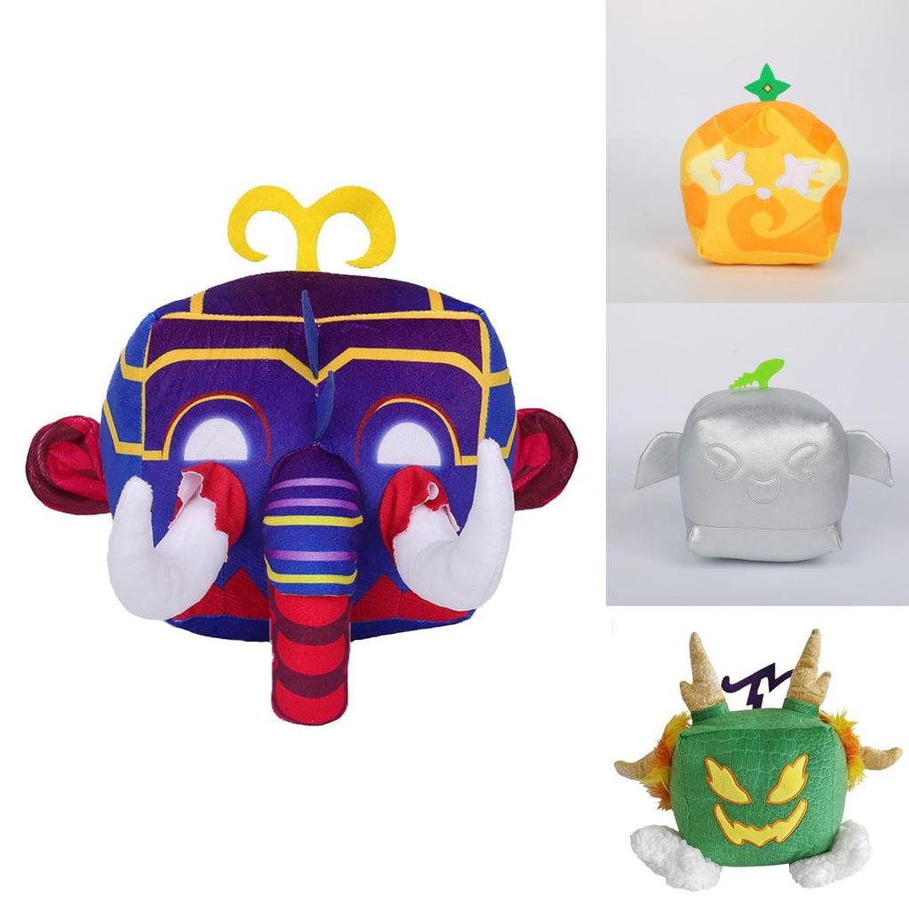 Blox Fruits Plüschtier Leopard Box Kurzplüsch Stofftier 15cm Höhe