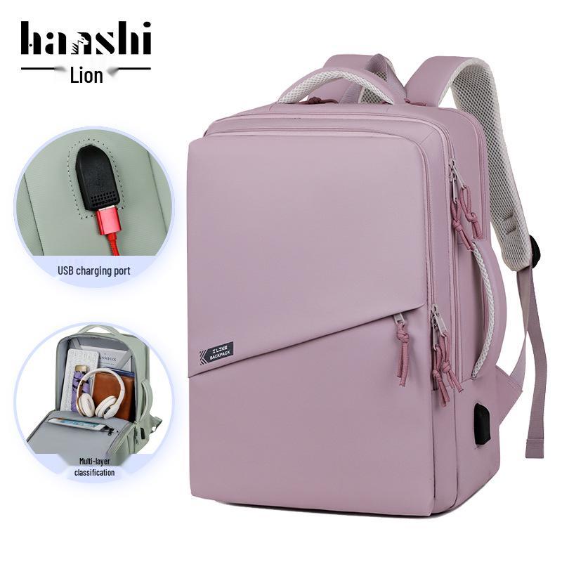 Trendy Waterproof Large-Capacity Backpack for Men & Women - Stylish for Travel & School