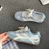 Popular retro with skirt inner height increase flat-soled Forrest Gump training shoes women's 2025 new summer soft-soled casual board shoes