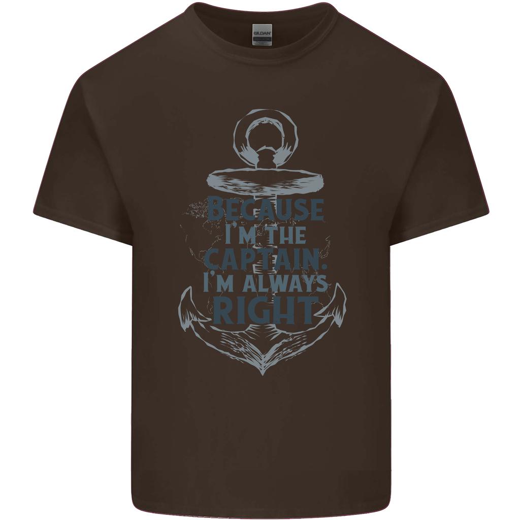 Sailing Captain Narrow Boat Barge Sailor Unisexs Light Cotton TShirt