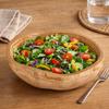 Natural Material Fruit Tray Polished Serving Bowl Creative Food Mixing Bowl  Vegetable