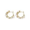 Meier Pearl earrings, bracelet, and necklace: exquisite and elegant niche jewelry set