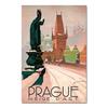 Visit Czech Republic Prague Canvas Paintings Vintage Travel Wall Kraft Posters Coated Wall Stickers Home Decoration Gift