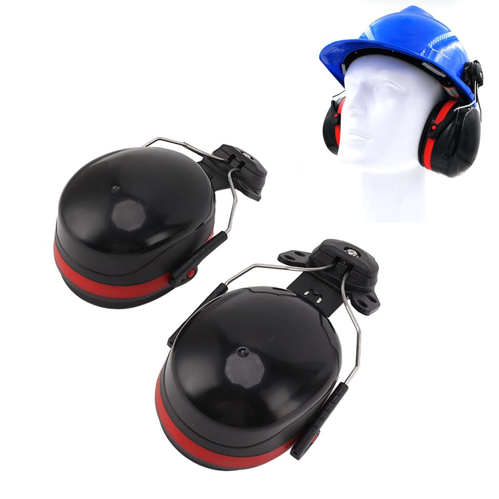 Hard Hat Earmuffs Noise Blocking Hearing     Helmet Ear Muffs for Construction Site Workers