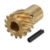 Engine Distributor Drive Gear 491" Diameter Shaft Roller Cams Compatible for  BBC 262-454 Shaft Small Big Block Brass