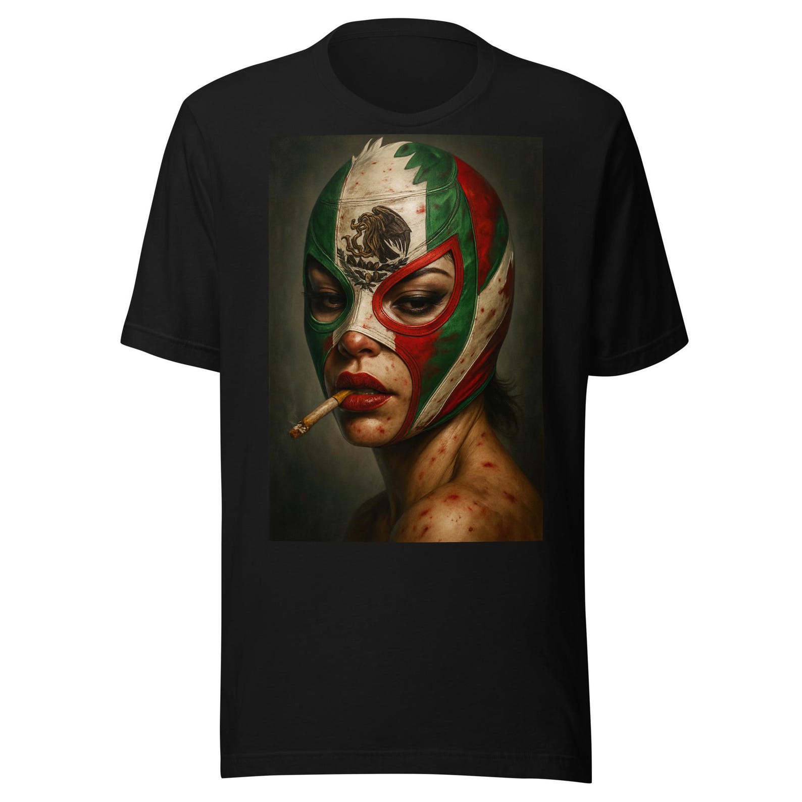 Luchadora Mexicana Unisex t-shirt S