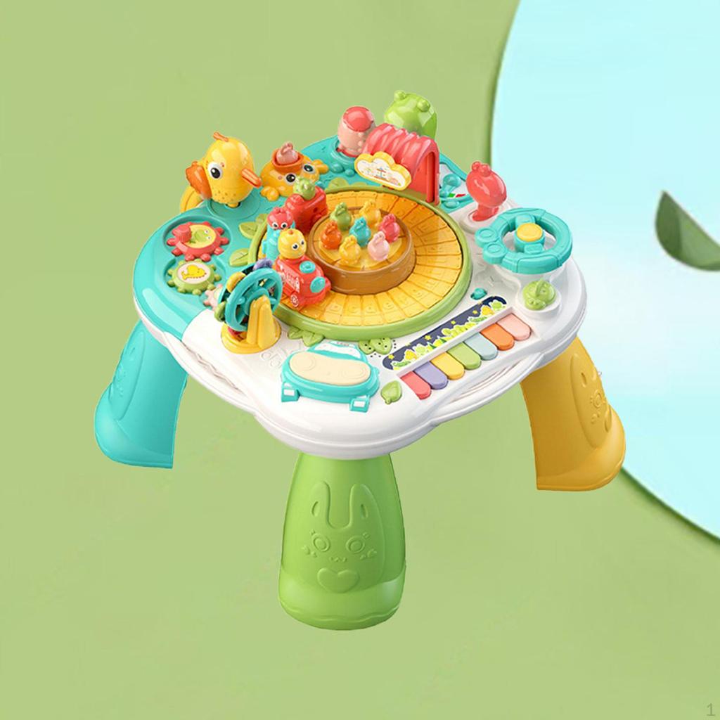 Children's Musical Learning Table, Colorful Durable Toys,