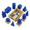 Geometric Solids & Shapes Montessori Educational Kit for Early Learning