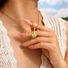 Gold Plated Virgin Mary Pendant Necklace For Women Stainless Steel Chain Choker Necklaces Religious Pray Jewelry Gift