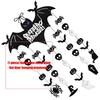 Portable Paper Bat Ornament Easy Install Halloween Window Wall Decorations For Home Office Party