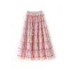 E-commerce, organza layer by layer splicing long cake skirt fairy skirt