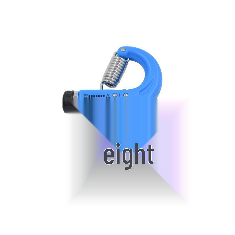 Adjustable Rubber Coated Hand Gripper for Counting, Training, and Rehabilitation