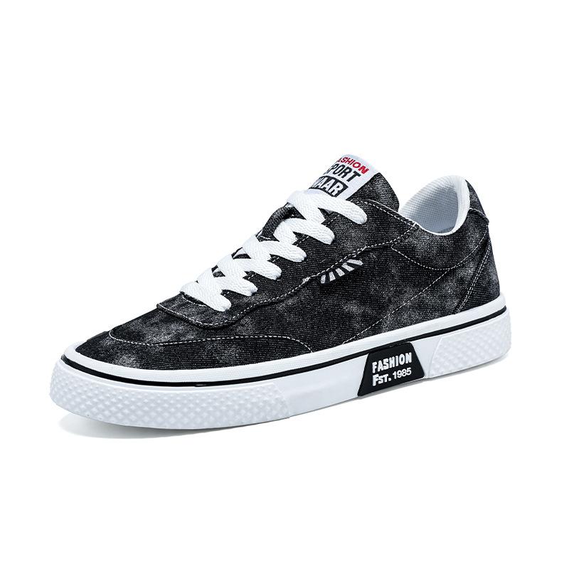 Teen trend canvas shoes men's 2025 new versatile popular men's leisure sports fashion low-top board shoes