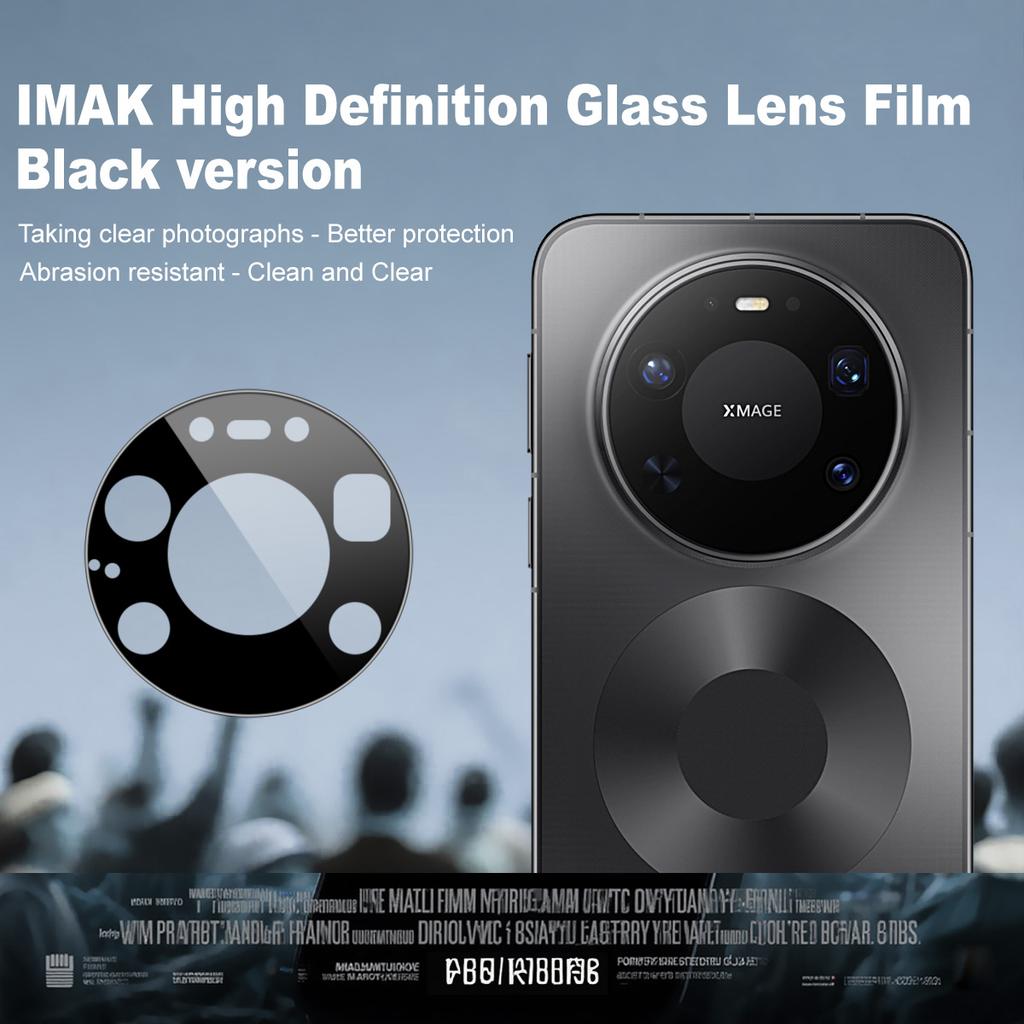 Pour Huawei Mate 80 Pro Max Wind Racer Edition Verre IMAK Verre Haute Définition Film pour Objectif Noir