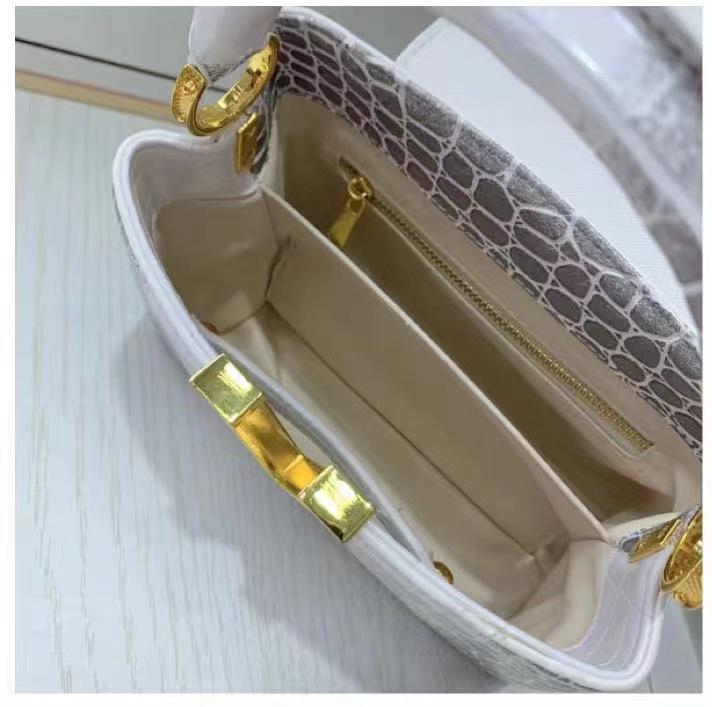 2025 Spring Fashion Women's Ostrich Pattern Crossbody and Shoulder Handbag