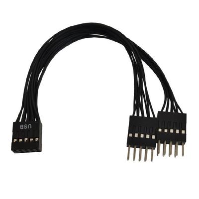 Main Board Usb 9Pin Extension Usb2.0 Mainboard Internal 9Pin Female To Male 1 To2 Extension Cable