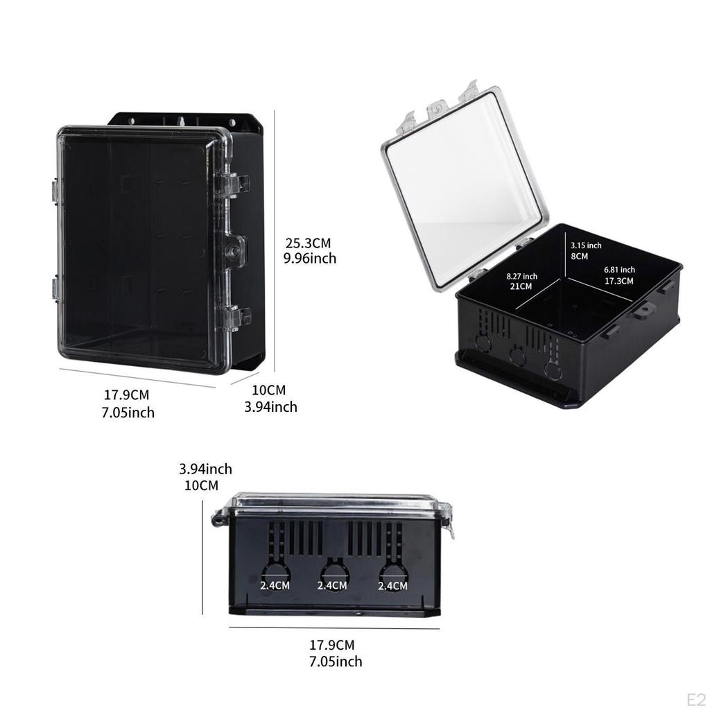 Electrical Outdoor Box, Circuit Breaker, Dustproof, Practical, Waterproof, for Workshop, Home, Hotel