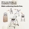 Baby Dining Chair Baby Eating Seat Household Movable Foldable Toddler Children's Meal