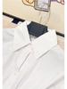 2024 Women's Summer Long Sleeve Shirt Dress with Turn-Down Collar and Waist Tie