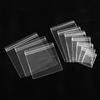 100Pcs PVC Plastic Self Sealing Bag Dustproof Jewelry Bag New Zip Lock Bags  Necklace Bracelet Ring