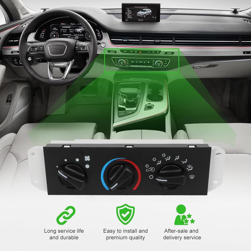 SCITOO Climate Control Module AC Heater Control Panel 1999-2004 for Jeep TJ,1999-2001 2003-2004 for Jeep Wrangler