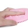 PAGHADI Silicone Loofah Bath Brush Pink Bath Tool Bath Massage Brush Exfoliating Silicone Body Scrubber Glowing Skin Bath Brush for Bathing Brush