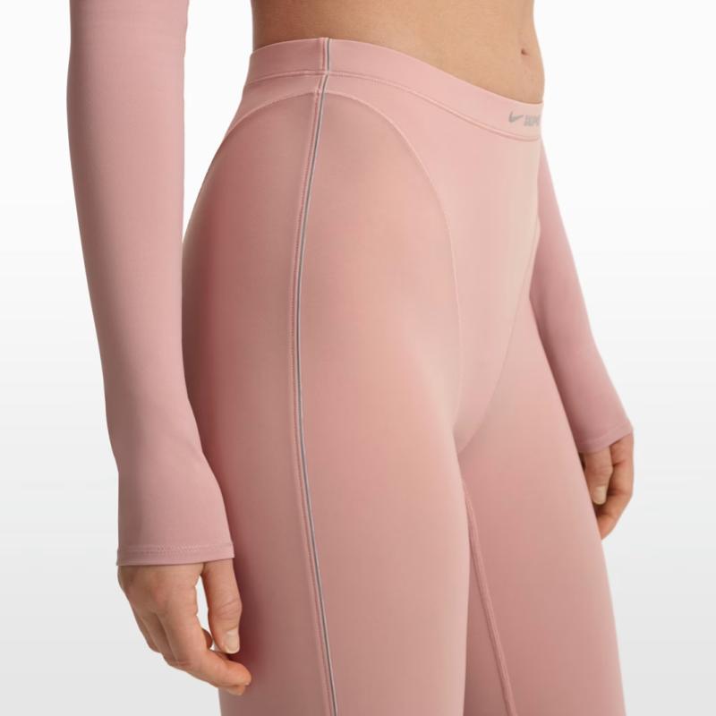 Nike × SKIMS Weightless Layers High-Waisted Double-Layer V-Shape Spliced Quick-Dry Breathable Leggings Women leggings PTLEG8361W-HIM