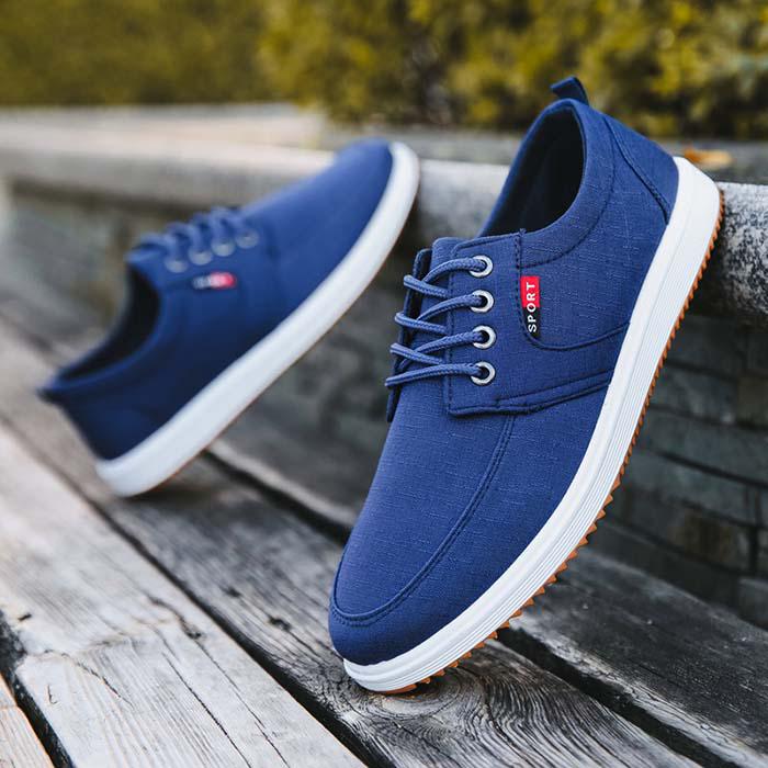 New Men's Fashion Canvas Shoes Trend Korean Casual Shoes Men's Shoes