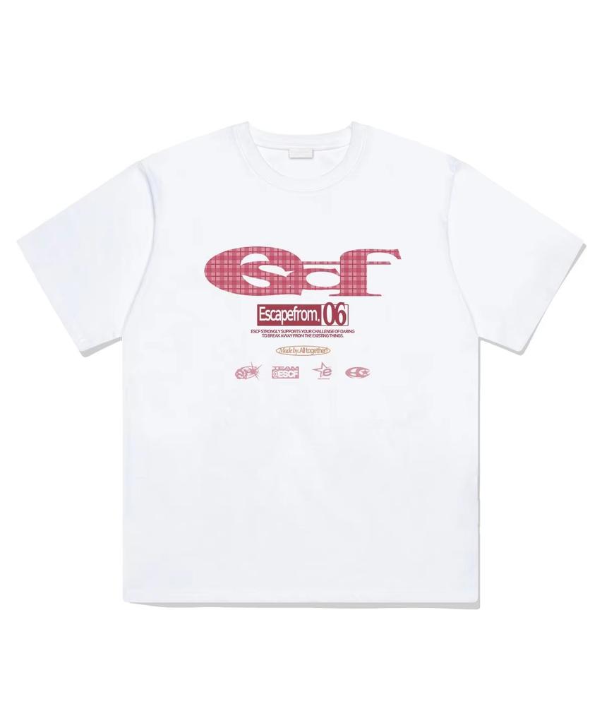 Y2k Tshirts Tops Casual Summer Fashion Classic Letter Logo Versatile Loose Comfort Shortsleeved Print Cotton Tshirt Unisex