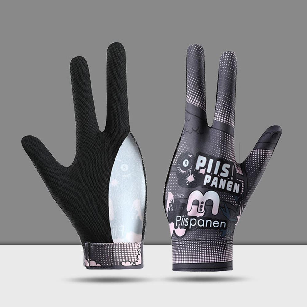 Elastic Three Fingers Glove Non-slip Billiard Training Gloves  Billiard Accessories