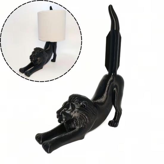Suport amuzant pentru hârtie igienică cu animal de stretching Imprimat 3D Coadă de Pisică Câine Leu Suport Rulou Șervețele Drăguț Suport pentru Prosoape de Hârtie pentru Baie Bucătărie Toaletă