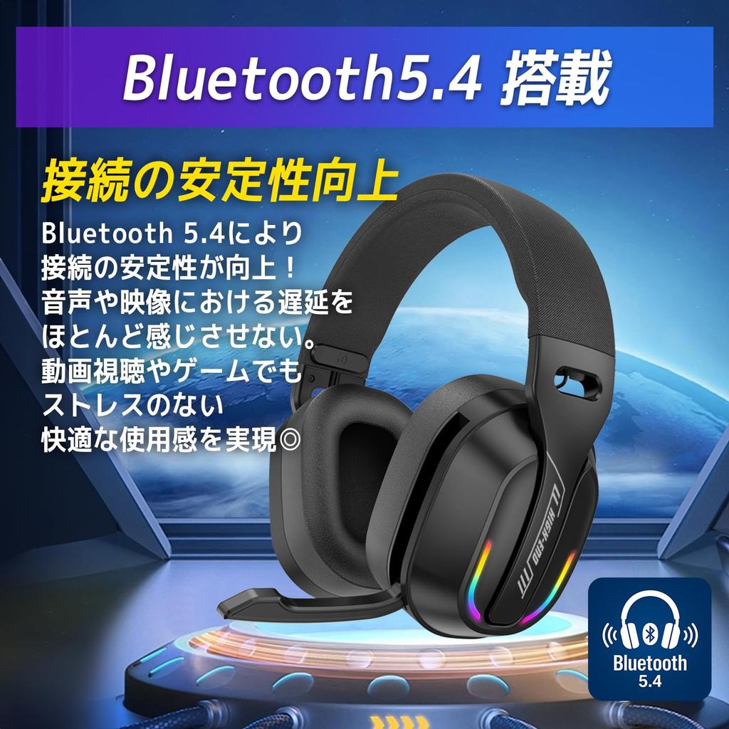 Puces d'encre Gaming Jusqu'à 25 Heures de Continu Environ 2 Heures de Comprend Léger Compatible avec Cadeau pour Anniversaires et Casque GT100,