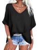 2024 European & American Women's Plus Size Casual Short-Sleeve Loose T-Shirt