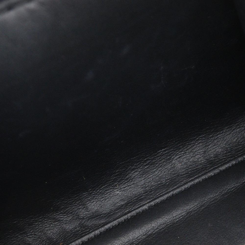 Fendi Petite Troisur Handtasche 8BH333 2WEGE-Schultertasche schwarzes Leder Damen Gebraucht