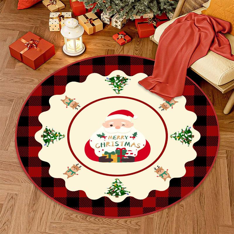 Cross-Border Christmas Tree Skirt and Living Room Carpet