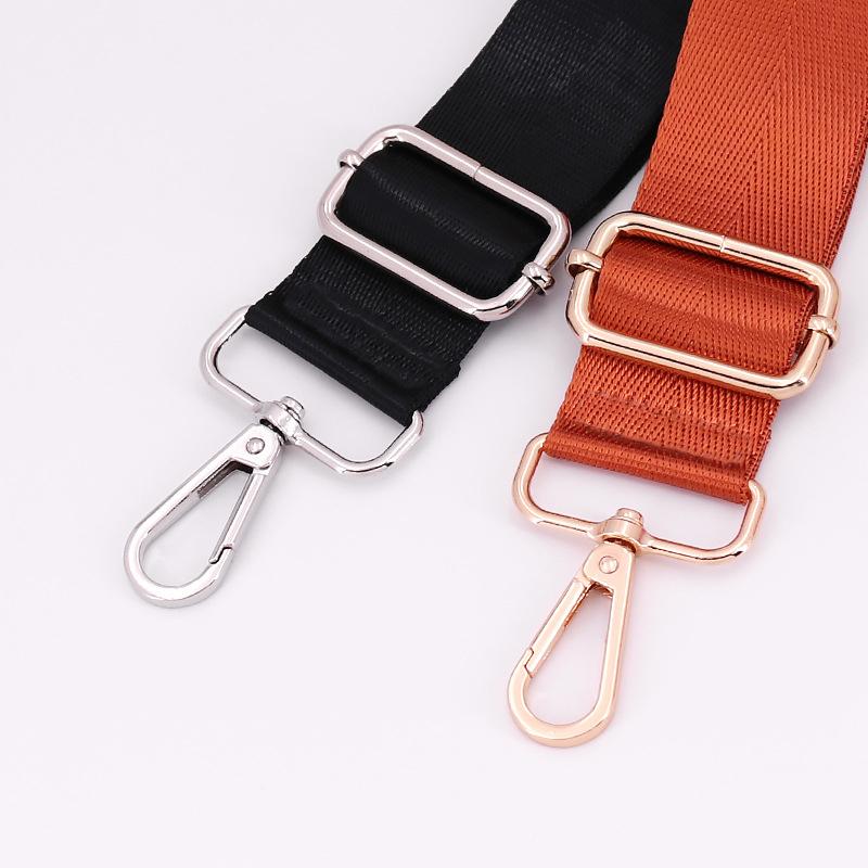 Shoulder Bag Strap Wide Replacement Strap For Bags Nylon Woman Messenger Bag Accessories Metal Buckle Bag Straps