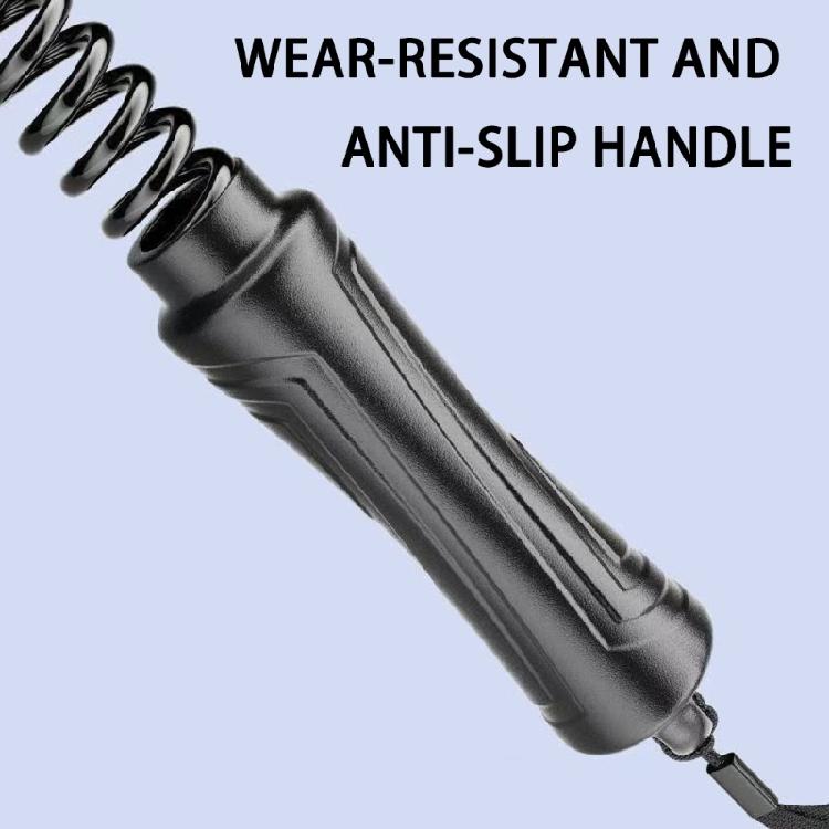 High Intensity Aluminum Fitness Rope With Nonslip Handle Compacts Travel Workout Tool for Dynamic Training