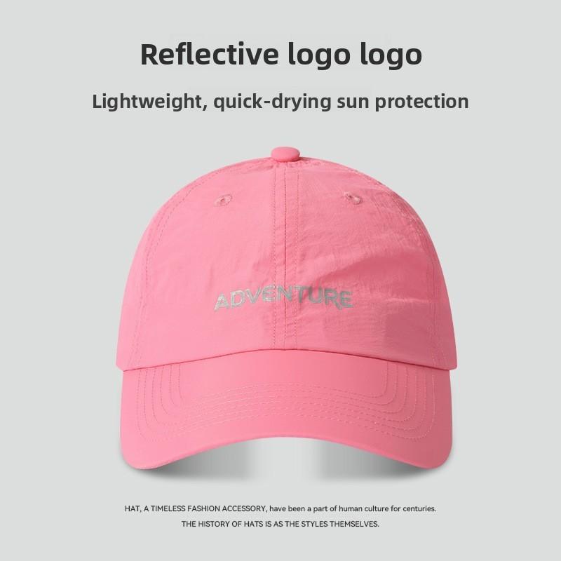 Spring Summer Unisex Polyester Breathable Adjustable Sports Baseball Cap For Outdoor Hiking And Sun Protection