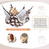 NEW Hammock For Rats Double Thick Plush Warm Bed For Hamster Nest Hanging Hamster House Beds Tr E5N4