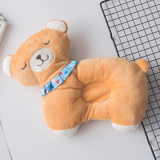 Cartoon Pet Sleeping Pillow, Soft Neck Support Cushion for Small Dogs Cats, Crinkle Sound Toy for Anxiety Relief