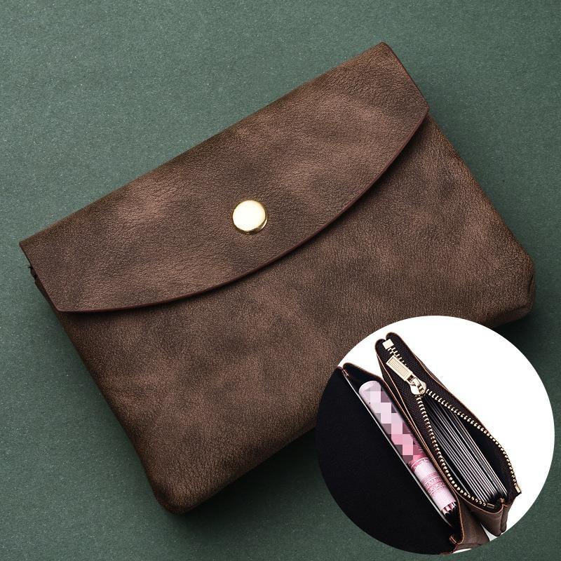 Coin Purse  Women's Card Case Soft Leather Small Bag  Coin Case  Men's Mini Small Wallet Key Case  Earphone Storage Bag