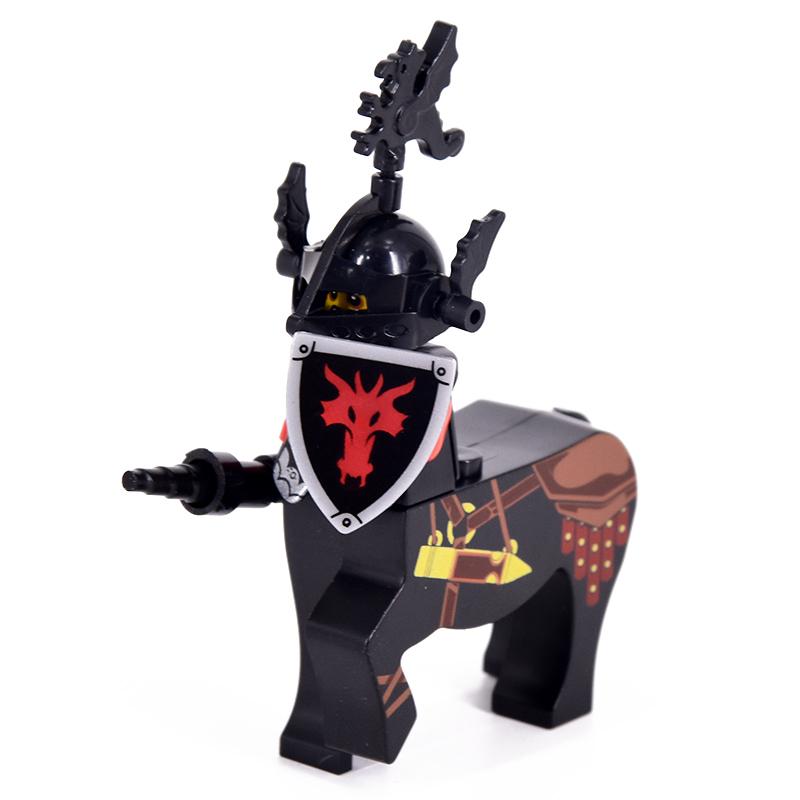MOC Medieval Centaurs Knights Mini Action Figures Building Blocks LOTR Horse Soldiers Bricks Kids Toys Gifts
