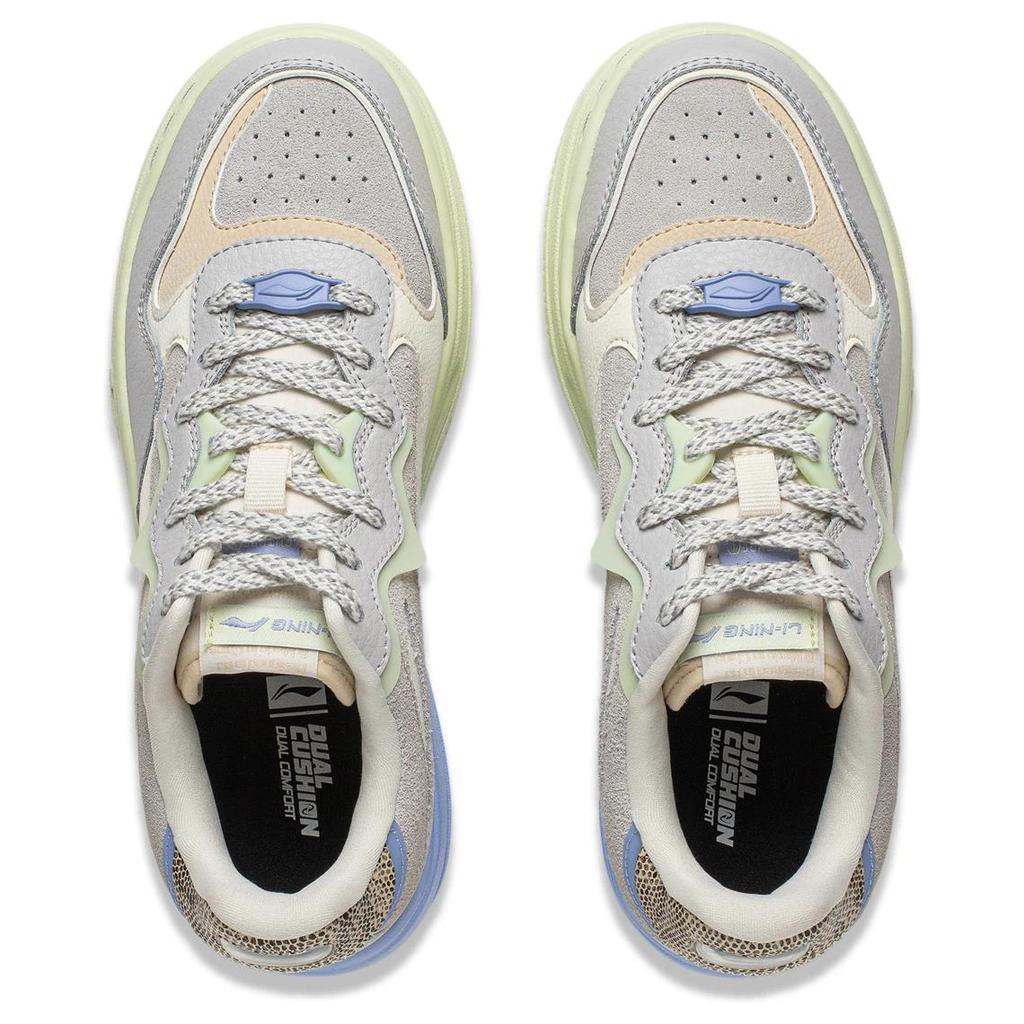 Li-Ning Bequeme Lässige Rutschfeste Low-Top Skate Schuhe Damen Sneaker AGCU032-6