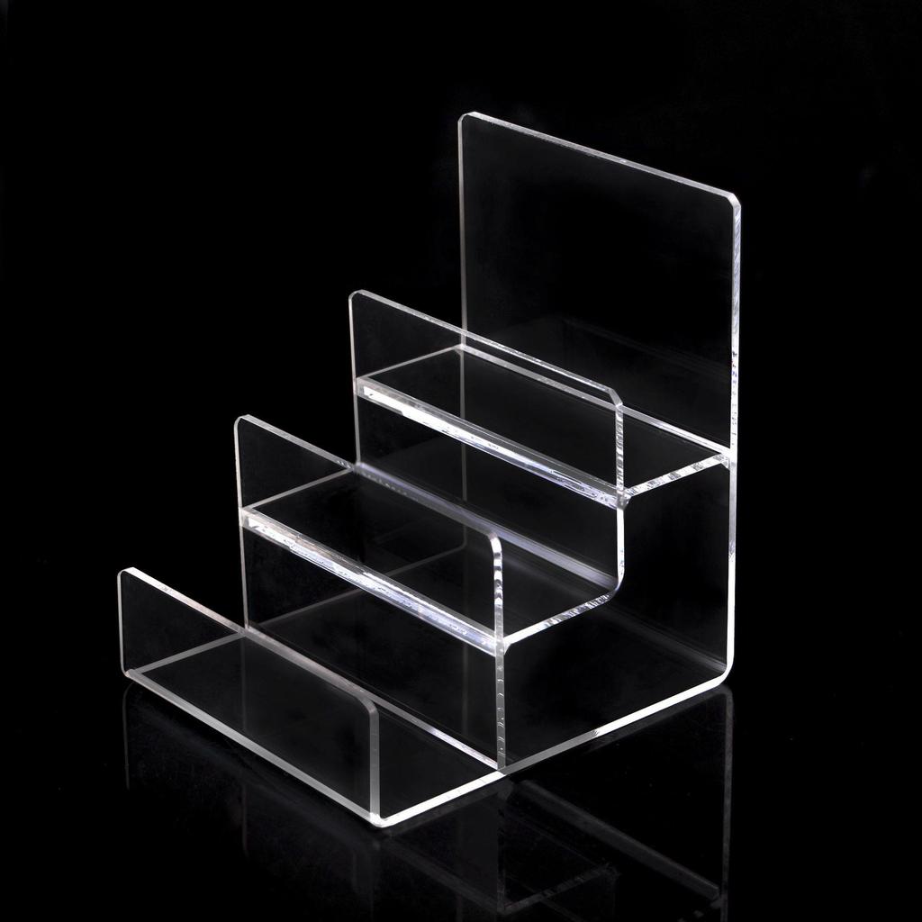 Transparent Acrylic Multi-Layer Wallet, Sunglasses & Jewelry Display Stand