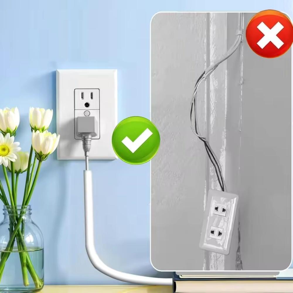 1PC Cord Management Channel Invisible Decorative PVC Wire Cover Anti-Step Protector Adhesive Soft Cable Raceway with Cap